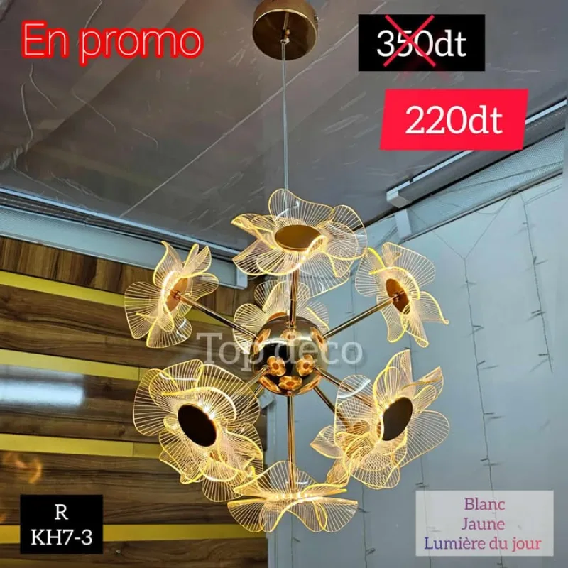 Lustre LED Design Moderne | Top Déco Tunisie