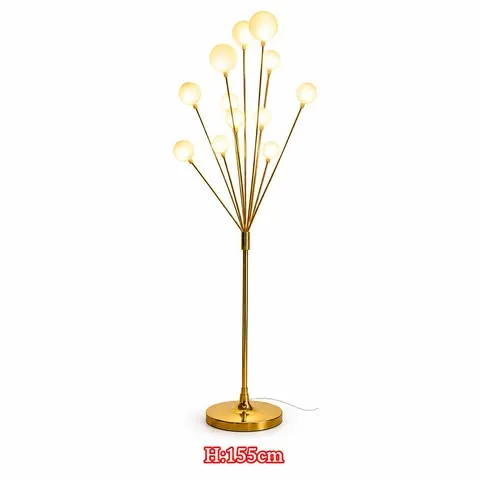 Lampadaire Design Doré 11 Boules – Éclairage Décoratif Moderne H155 cm