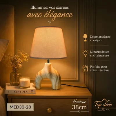 Veilleuse table de nuit | Top Déco Tunisie