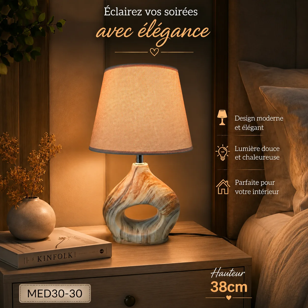 Veilleuse table de nuit