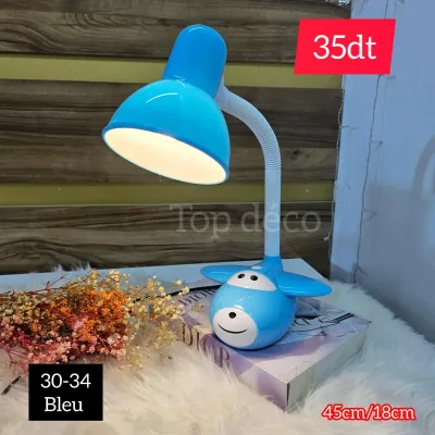 Veilleuse de Bureau Bleue Orientable | Top Déco Tunisie
