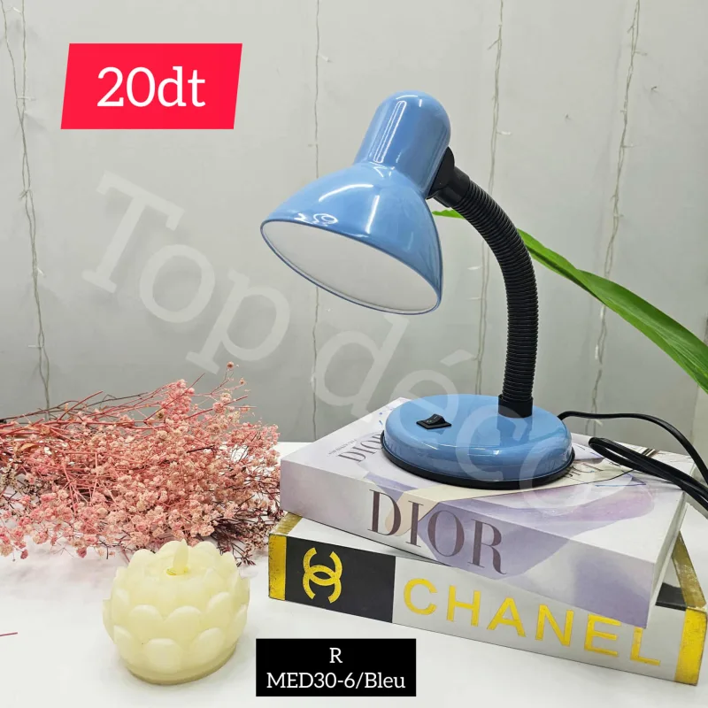 Veilleuse de bureau orientable Bleu | Top Déco Tunisie