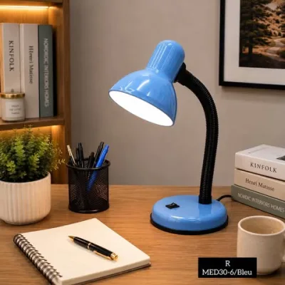 Veilleuse de bureau orientable Bleu | Top Déco Tunisie