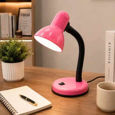 Veilleuse de bureau orientable Rose | Top Déco Tunisie