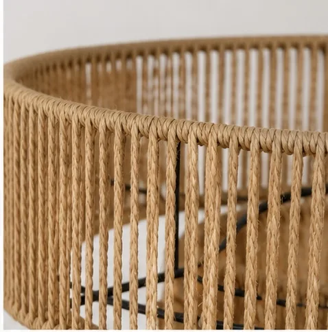 Lustre Suspendu en Corde Naturelle