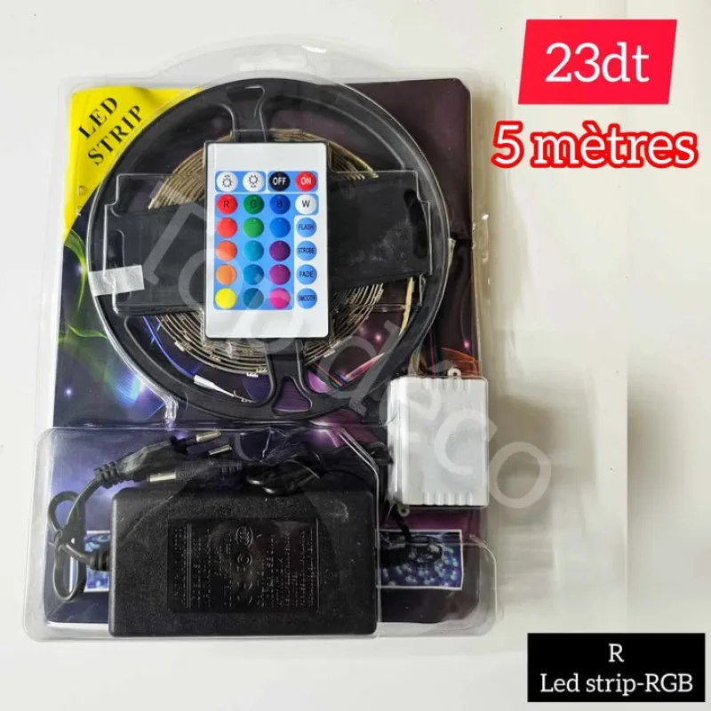 Led Strip-Rgb 5 mètre | Top Déco Tunisie