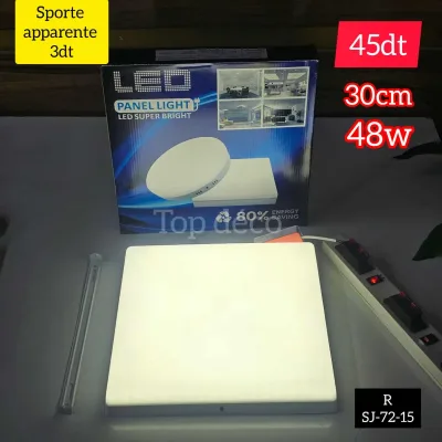 Spote apparente 3D carrée | Top Déco Tunisie