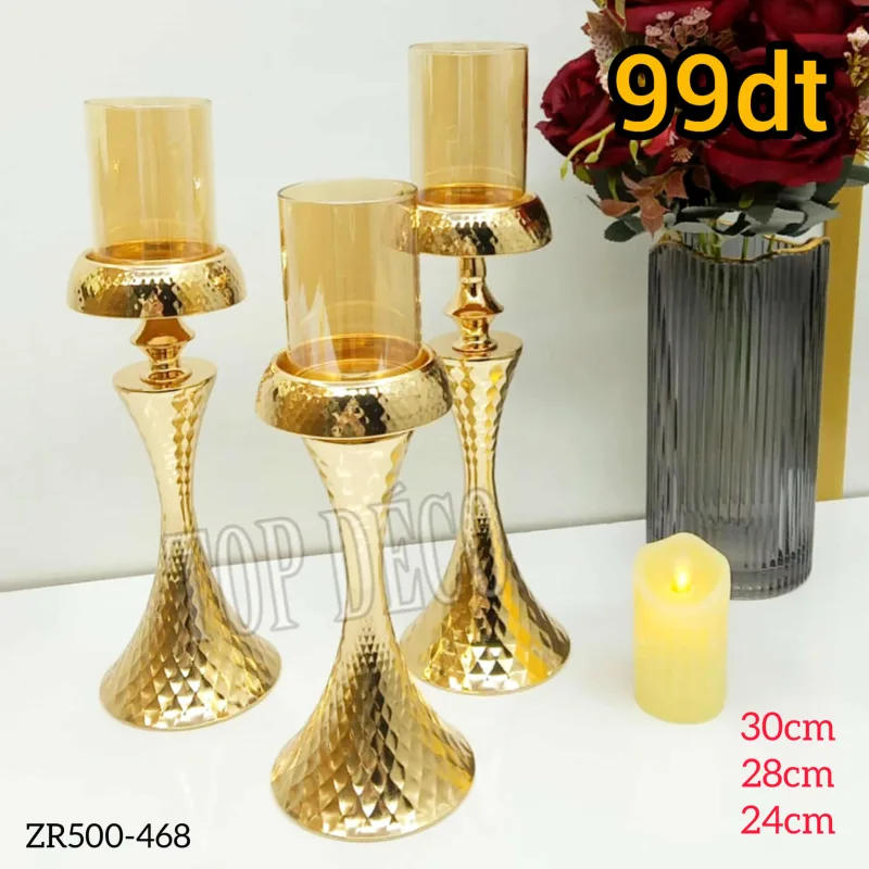 Porte bougie 3PC | Top Déco Tunisie
