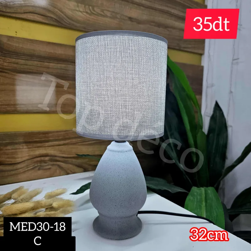 Veilleuse table de nuit GRIS | Top Déco Tunisie