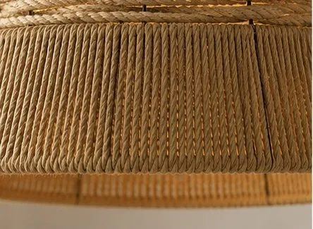 Lustre Suspendu en Corde Naturelle - 9741
