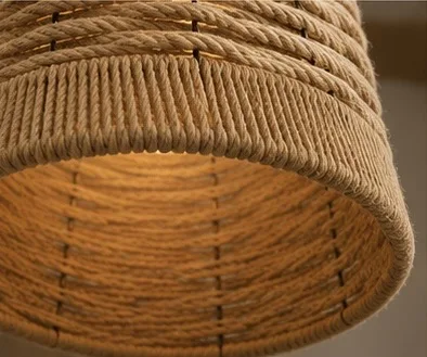 Lustre Suspendu en Corde Naturelle - 9741
