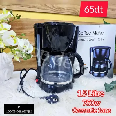 Coffee maker noir 1.5 litres 750W | Top Déco Tunisie