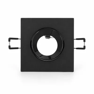 Socle Spot Carré Noir en Aluminium | Top Déco Tunisie