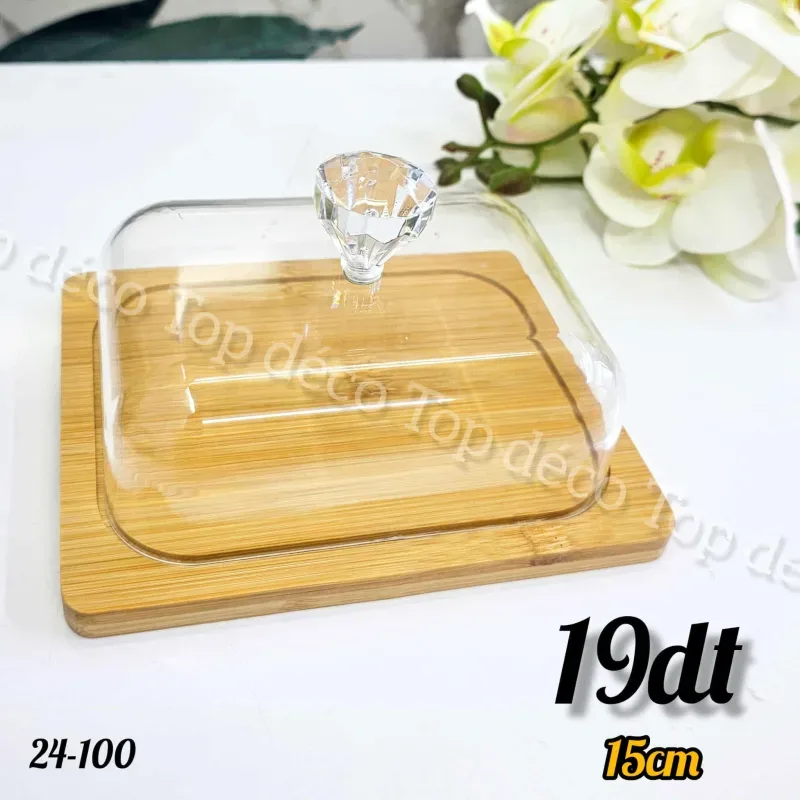 Beurrier Élégant avec Couvercle – Conservation et Service Raffiné | Top Déco Tunisie
