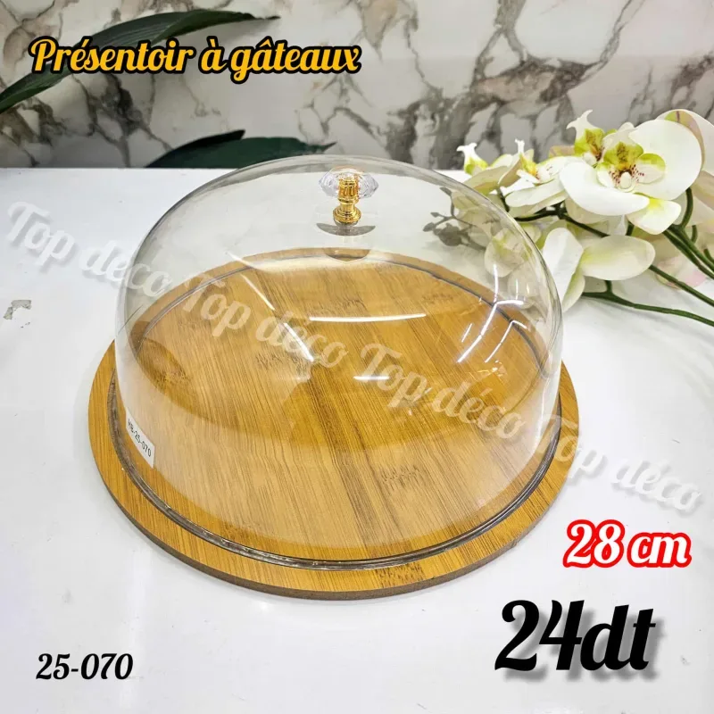 Présentoir à Gâteau Rond – Élégance et Mise en Valeur | Top Déco Tunisie