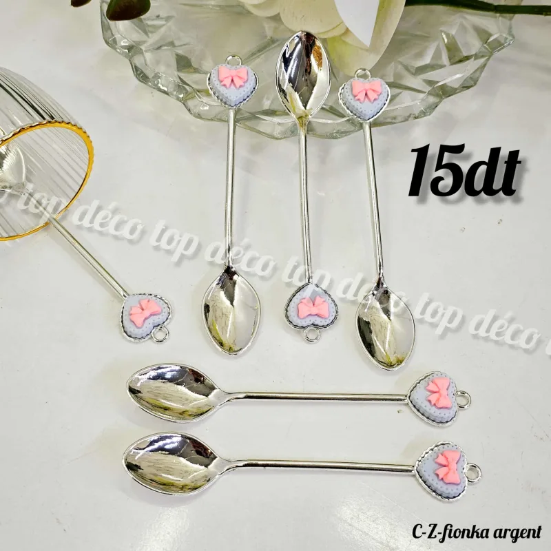 Set cuillère zrir argent Fionka 6 PS | Top Déco Tunisie