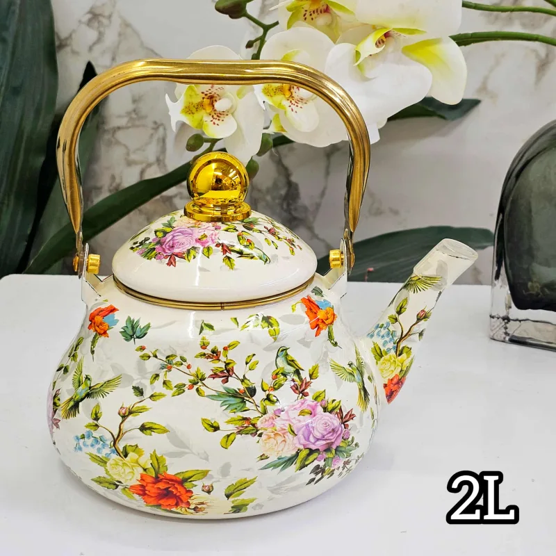 Théière turc fleurie couleur 2L | Top Déco Tunisie