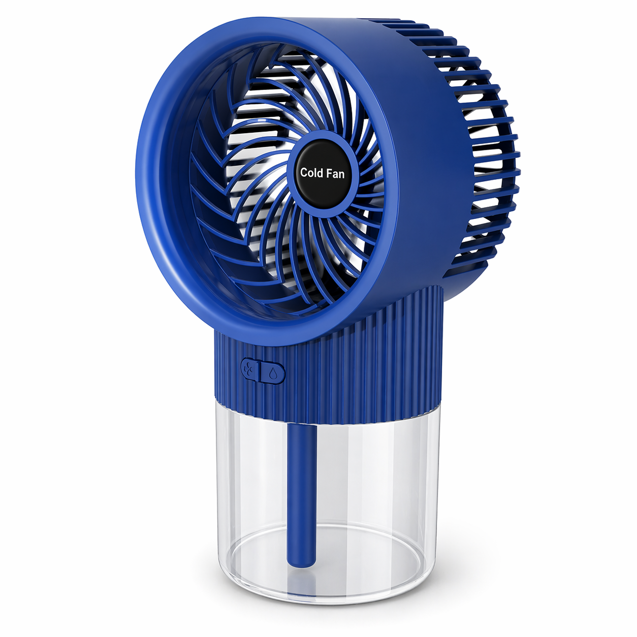 Ventilateur Brumisateur Portable RGB –Bleu- Fraîcheur Instantanée | Top Déco Tunisie