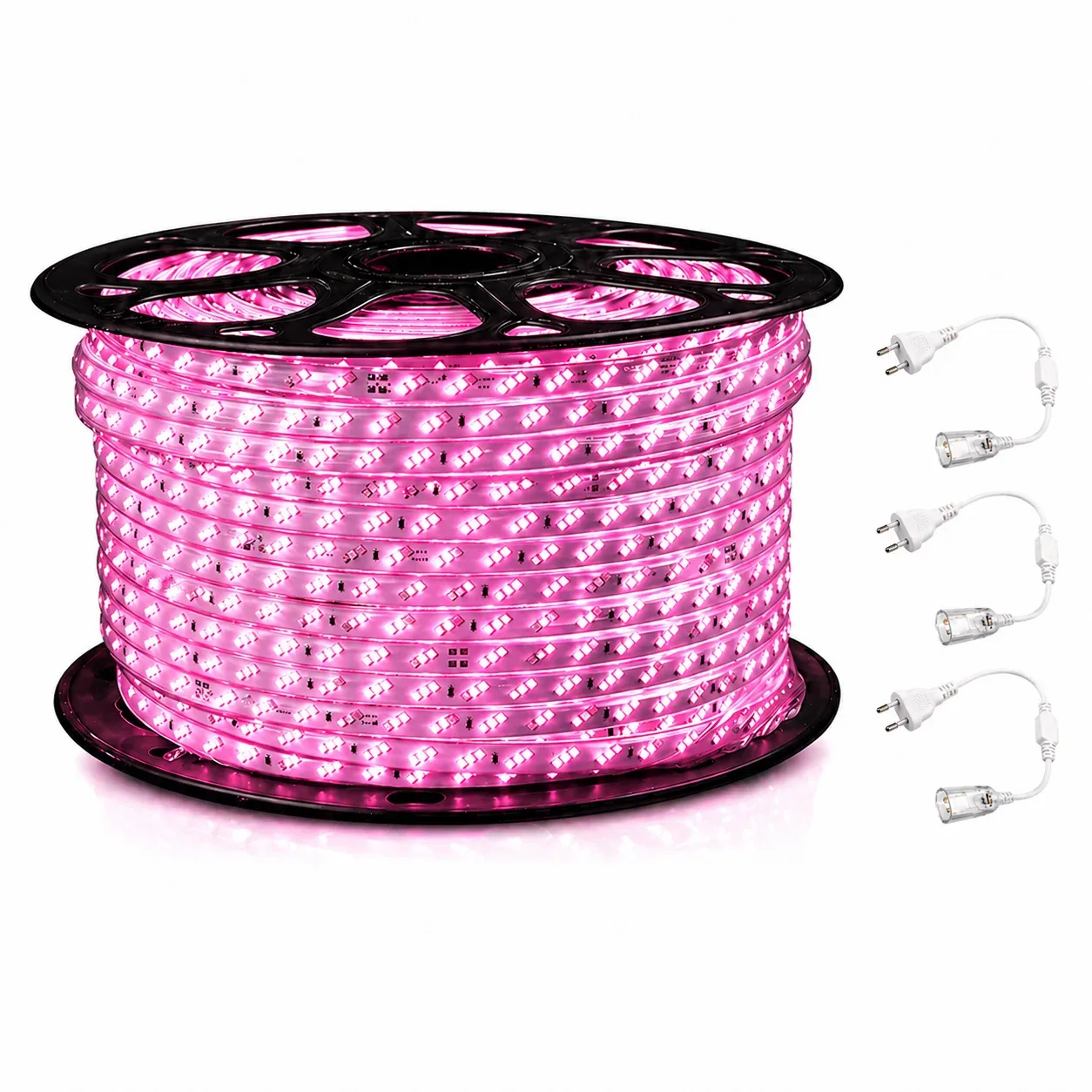 Bobine LED 100 mètres – 3 ships - Rose