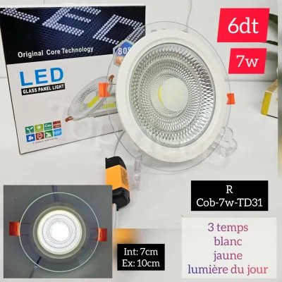 Spot cob 3 temps 7w | Top Déco Tunisie