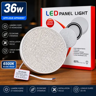 Applique LED Apparente 36W Blanc Froid 6500K | Top Déco Tunisie