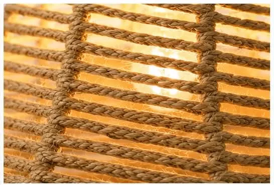 Lustre Suspendu en Corde Naturelle