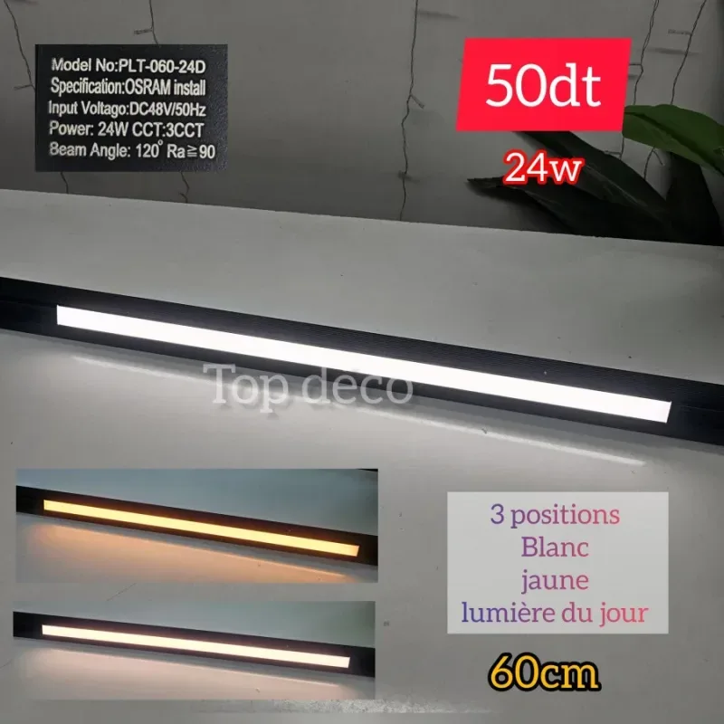 Spot LED Magnétique 24w | Top Déco Tunisie