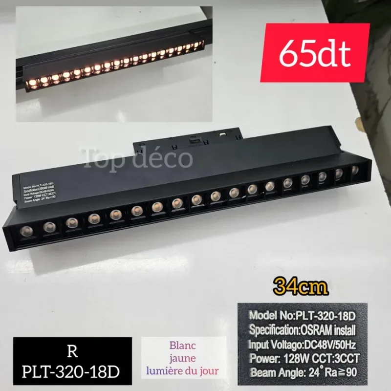 Projecteur LED magnétique 18 LED | Top Déco Tunisie