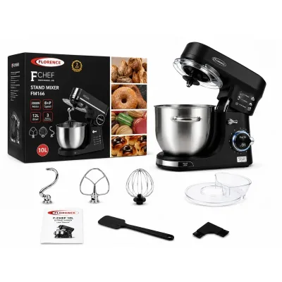 Pétrin Professionnel Florence 12 Litres Afficheur B -Noir | Top Déco Tunisie
