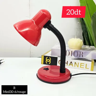 Veilleuse de bureau orientable Rouge | Top Déco Tunisie