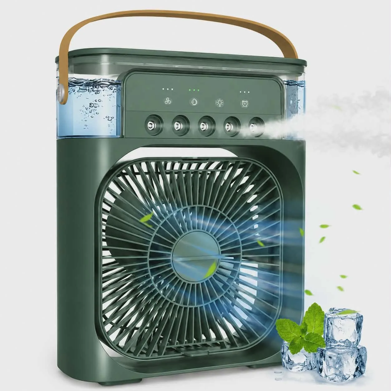 Mini Climatiseur Vert Bureautique Rafraîchissant Multifonction | Top Déco Tunisie