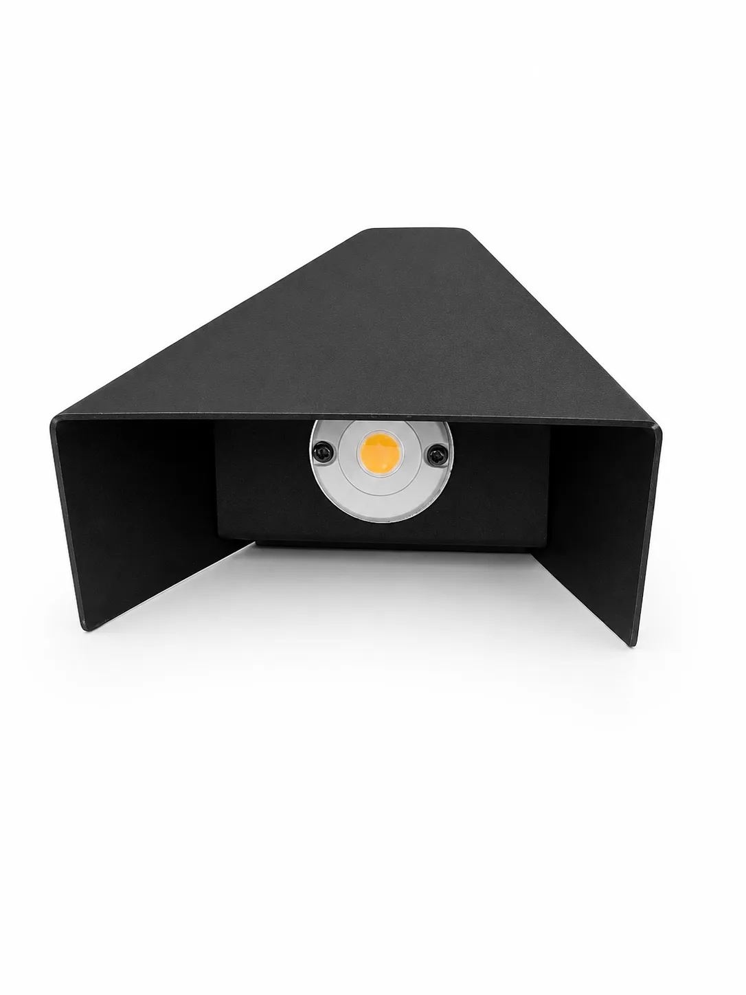 Applique Murale LED Rectangulaire Noir 24W – Intérieur & Extérieur