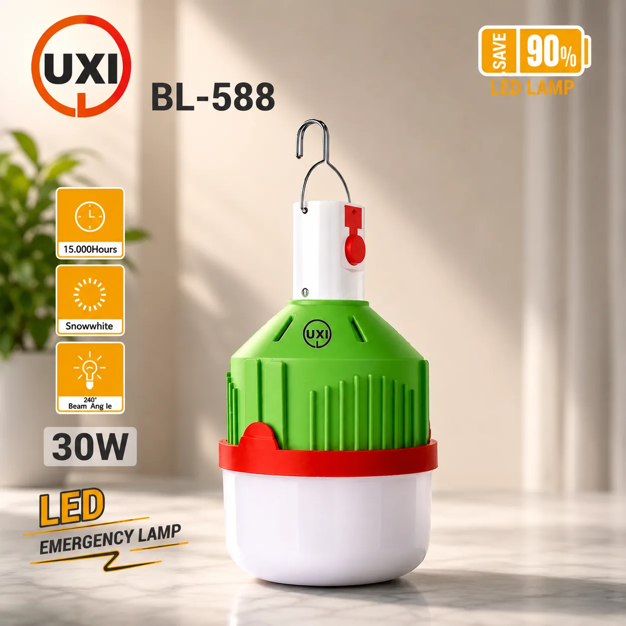 Lampe LED Rechargeable 30W – Portable & Haute Autonomie