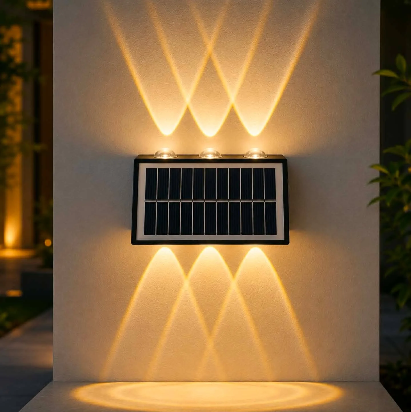 Applique solaire murale LED 3000K