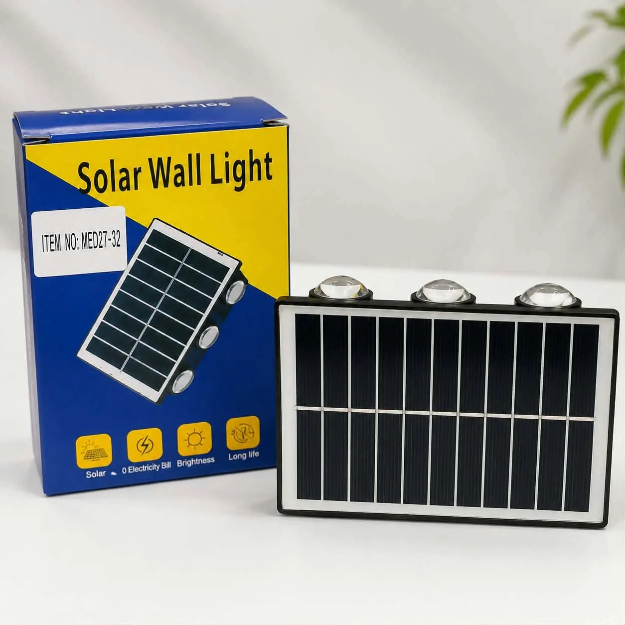 Applique solaire murale LED 3000K