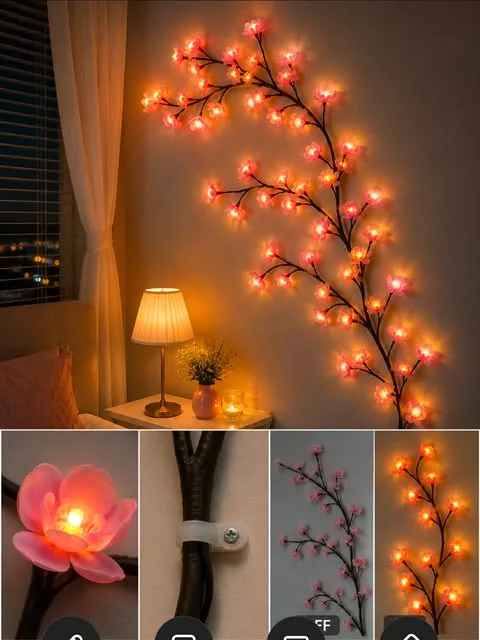 Arbre LED Fleur de Cerisier 1,8 m – Éclairage Décoratif Intérieur