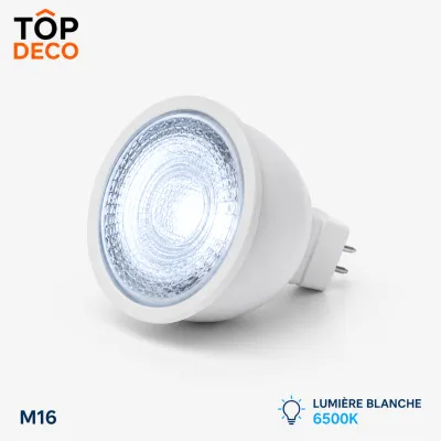 Ampoule LED M16 7W 6500K – Lumière Blanche Haute Luminosité | Top Déco Tunisie