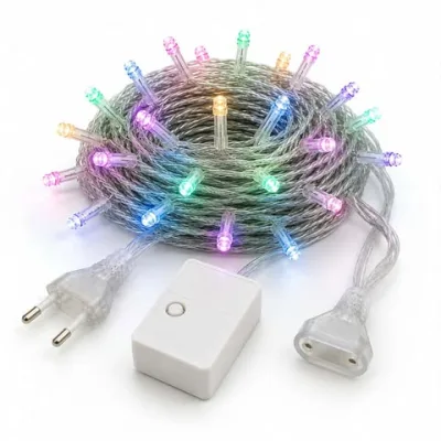 Guirlande Lumineuse LED RGB 10 Mètres – Multicolore | Top Déco Tunisie