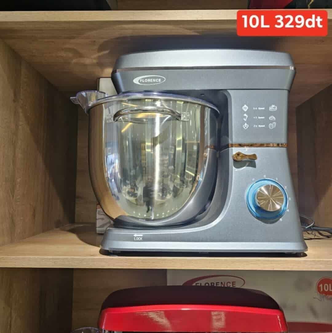 Pétrin Professionnel Florence Gris 10L avec Afficheur | Top Déco Tunisie