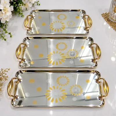 Série de Plateaux Décoratifs 3 Pièces | Top Déco Tunisie