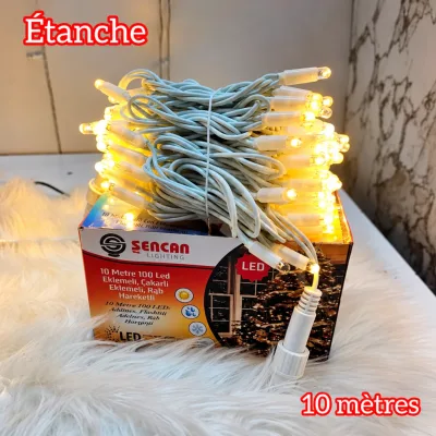 Guirlande Lumineuse LED Étanche 10 Mètres | Top Déco Tunisie