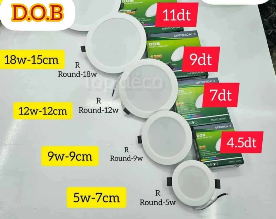 Spot LED DOB 5W Encastrable – 7CM | Top Déco Tunisie