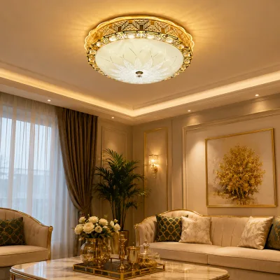 Lustre Plafonnier 50cm 5019-500 | Top Déco Tunisie