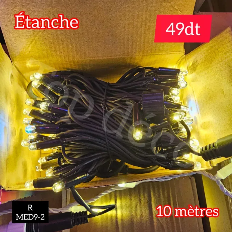 Guirlande Lumineuse Noir MED9-2 | Top Déco Tunisie