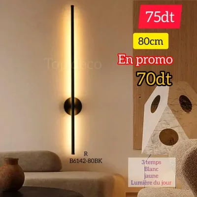 Applique Murale LED 80cm 3 Temps | Top Déco Tunisie