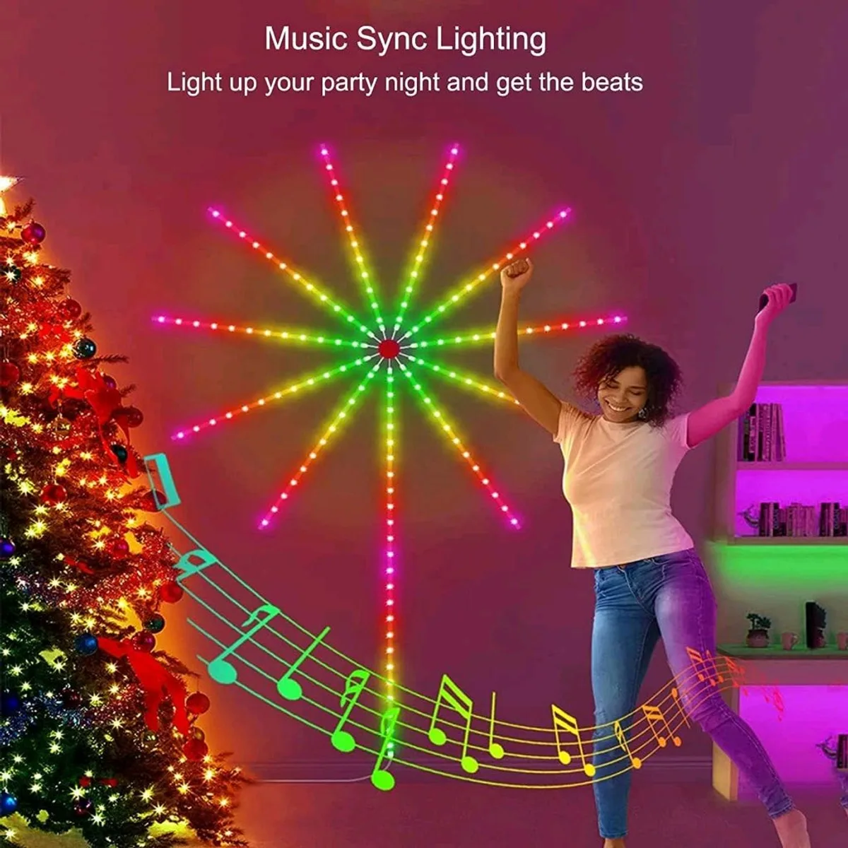 Led feux d'artifice RGB SMART