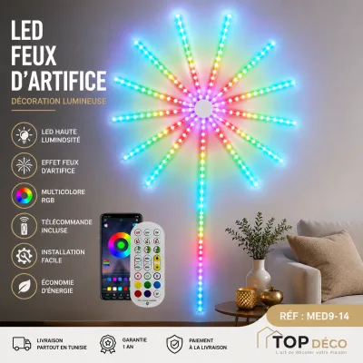 Led feux d'artifice RGB SMART | Top Déco Tunisie