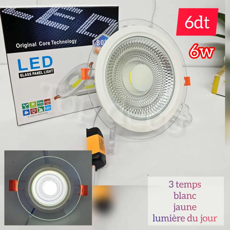 Spot cob 3 temps 6w | Top Déco Tunisie
