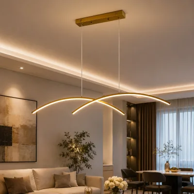 Lustre LED – Éclairage Moderne Puissant & Élégant | Top Déco Tunisie