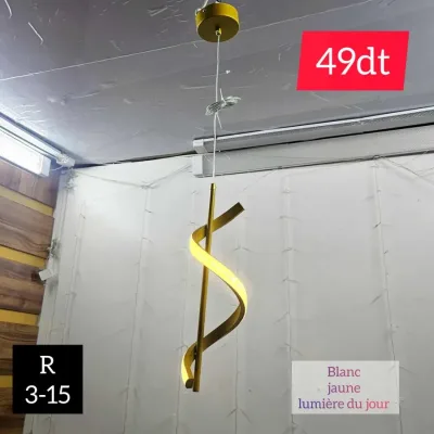 Lustre LED – Éclairage Moderne Design Réglable | Top Déco Tunisie